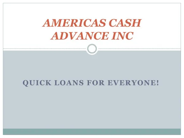 Cash Advance Loans in Missouri