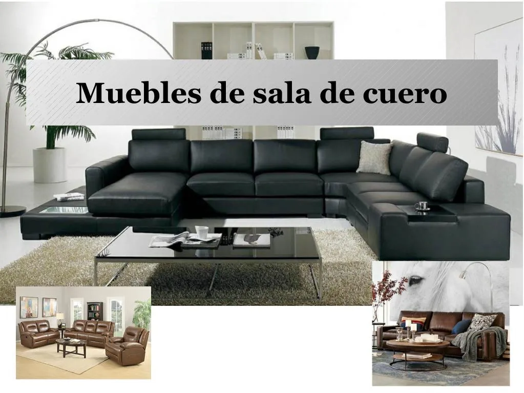 muebles de sala de cuero