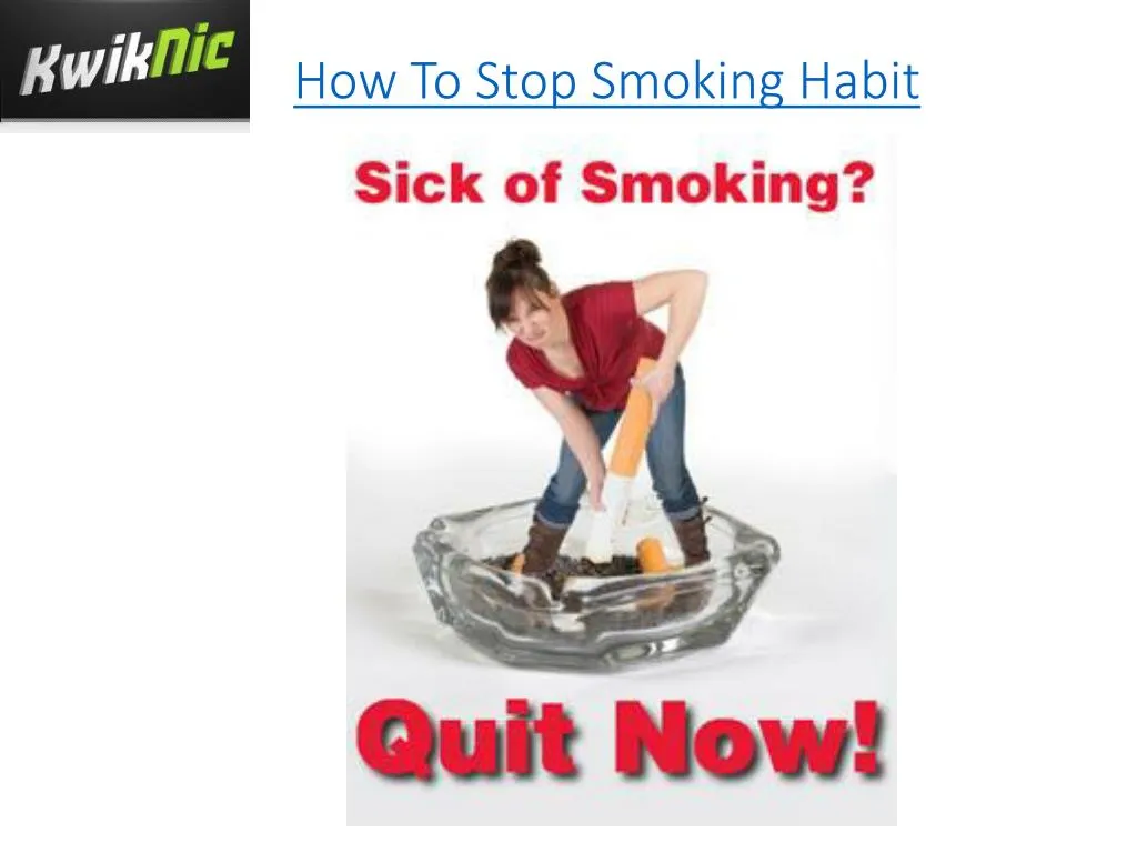 how to stop smoking habit