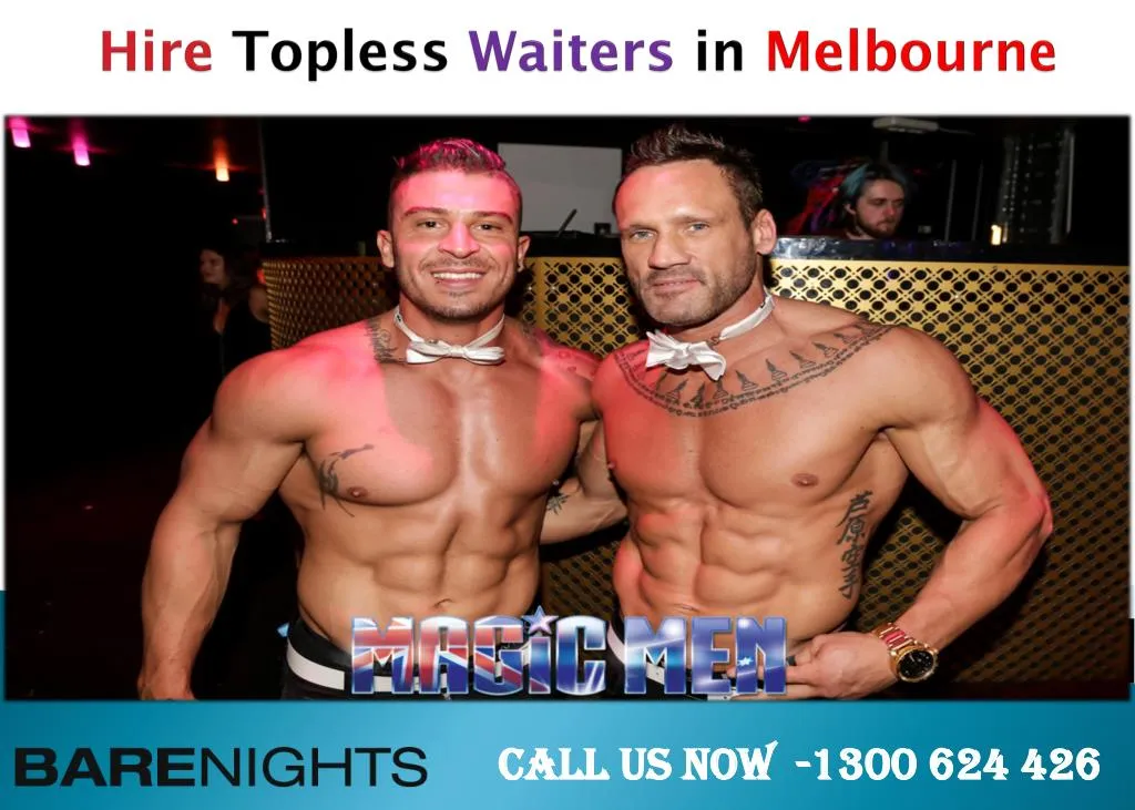 hire topless waiters in melbourne
