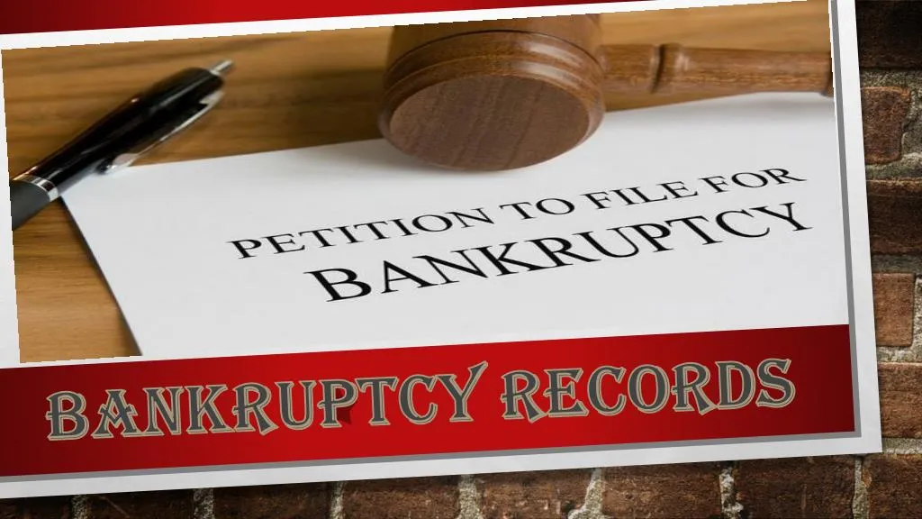 bankruptcy records