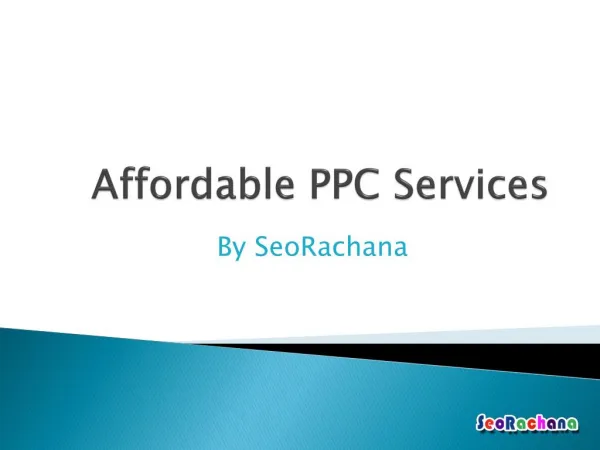 Affordable PPC Services