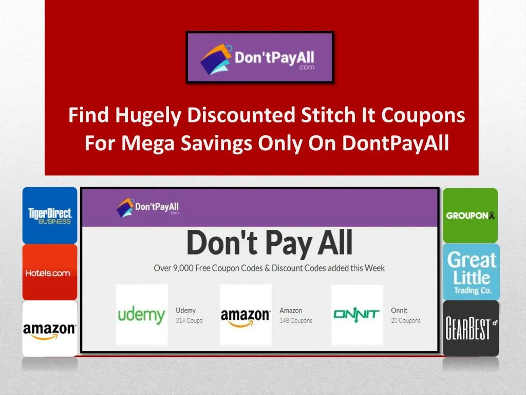 find hugely discounted stitch it coupons for mega savings only on dontpayall