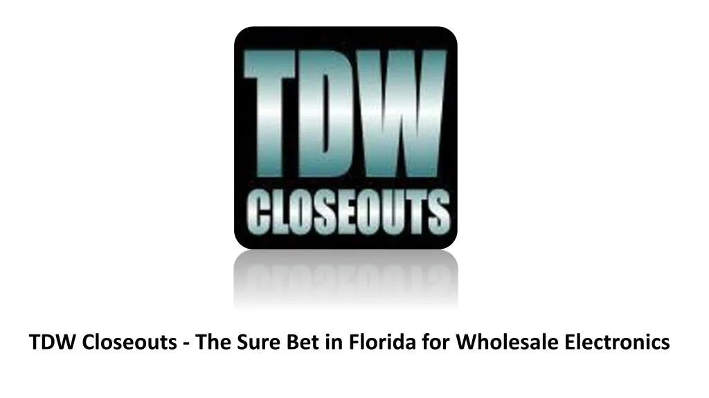 tdw closeouts the sure bet in florida