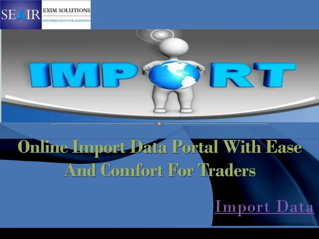 online import data portal with ease and comfort for traders
