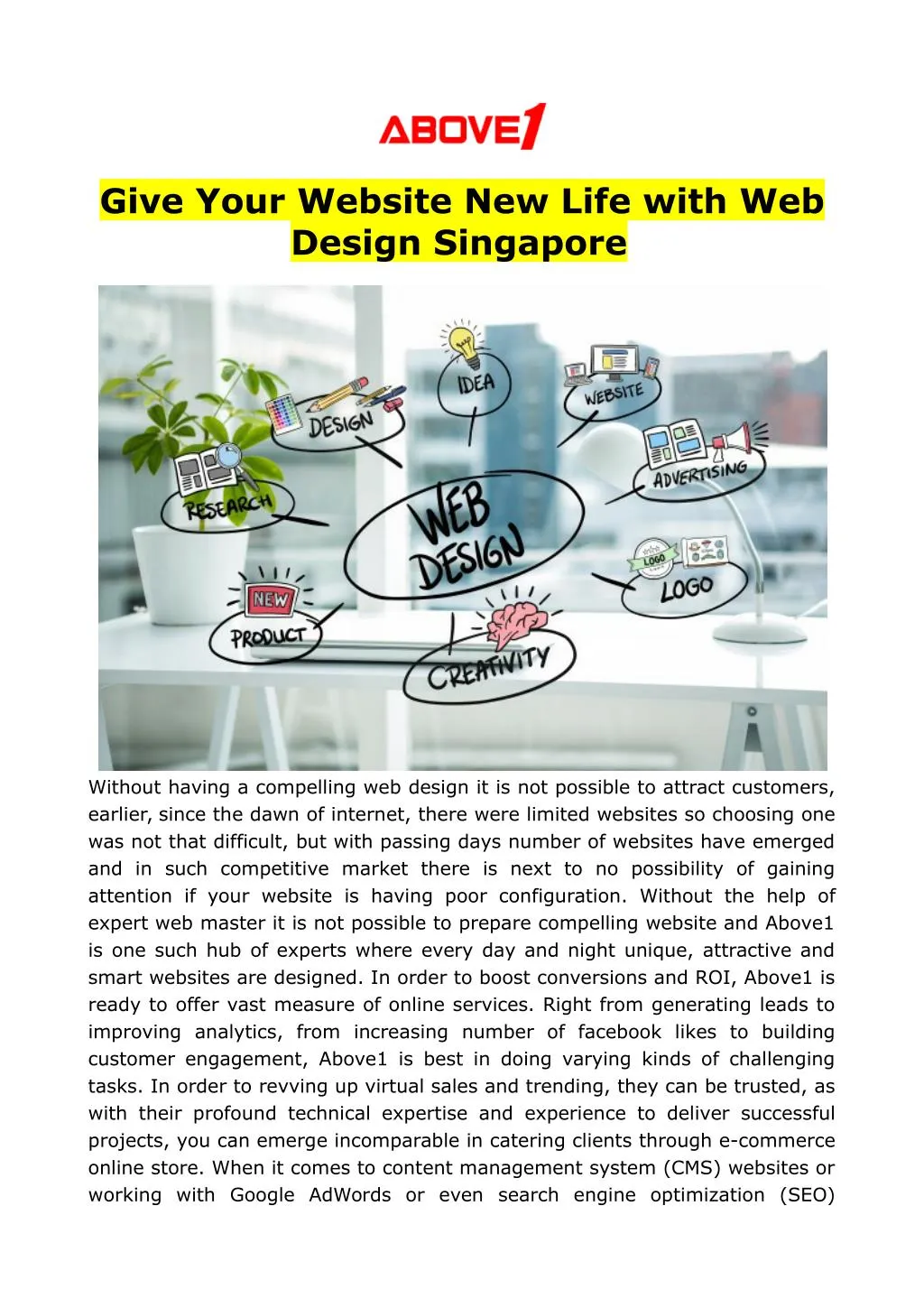 give your website new life with web design