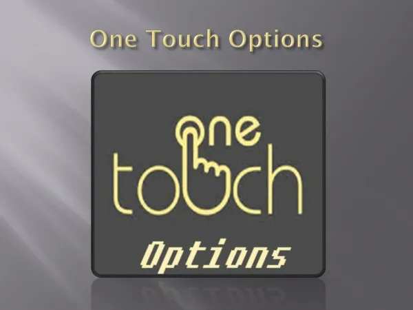 One Touch Option