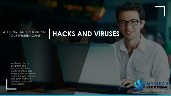 4 Effective Tactics to Secure your Website against Hacks and Viruses
