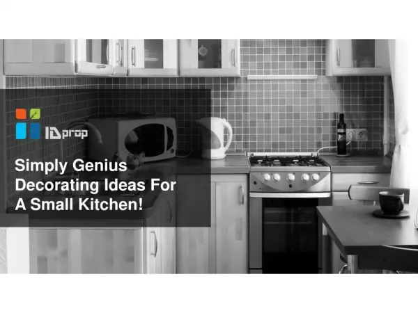 Simply genius decorating ideas for a small kitchen!