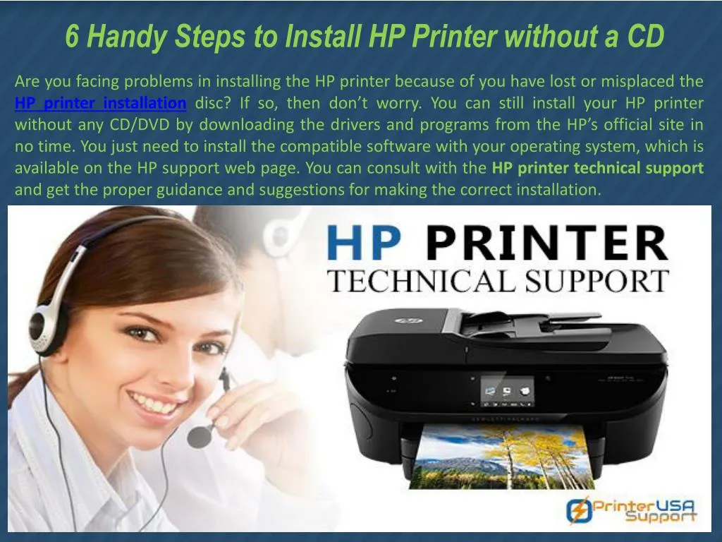 6 handy steps to install hp printer without a cd