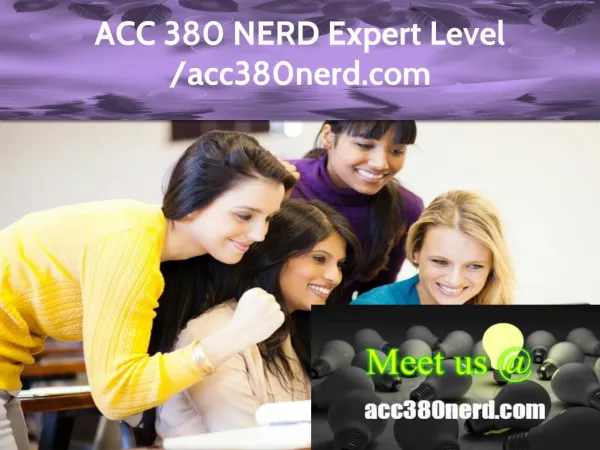 ACC 380 NERD Expert Level -acc380nerd.com