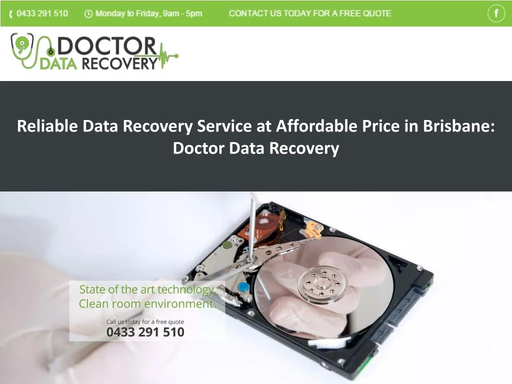 reliable data recovery service at affordable price in brisbane doctor data recovery