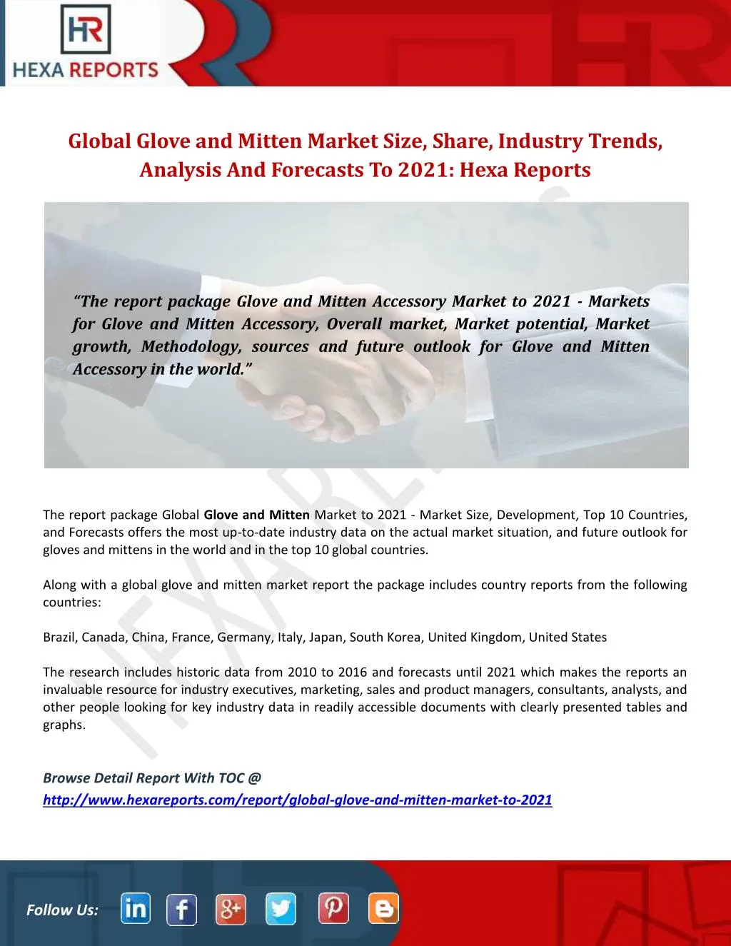 global glove and mitten market size share