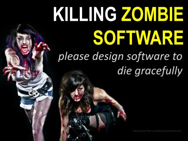 Killing Zombie Software - Technology Exit Planning