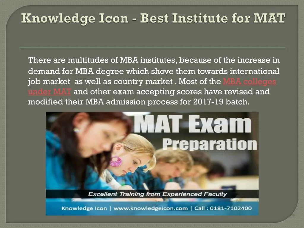 knowledge icon best institute for mat