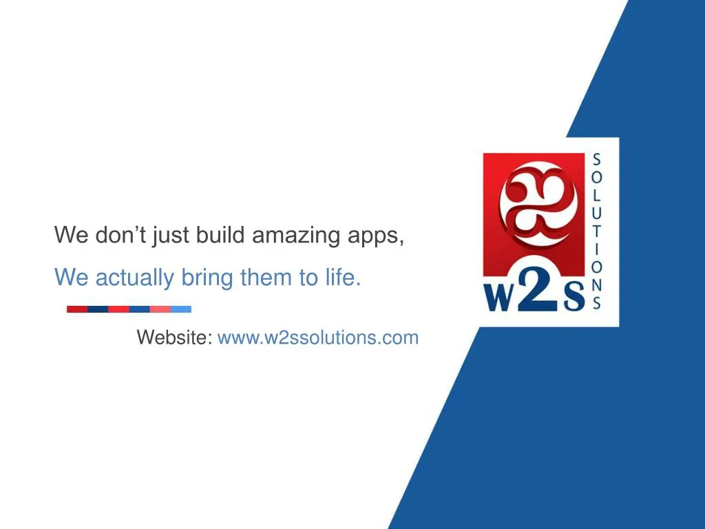 we don t just build amazing apps