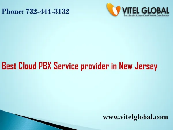 Best Cloud PBX Service provider in New Jersey