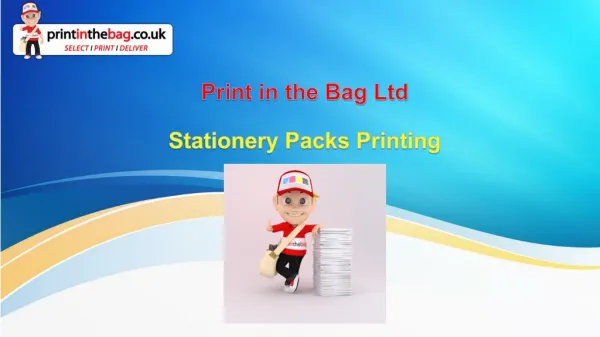 Stationery Packs Printing