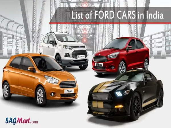Find the List of Ford Car Models in India