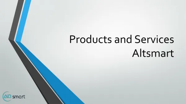 Products And Services By AltSmart