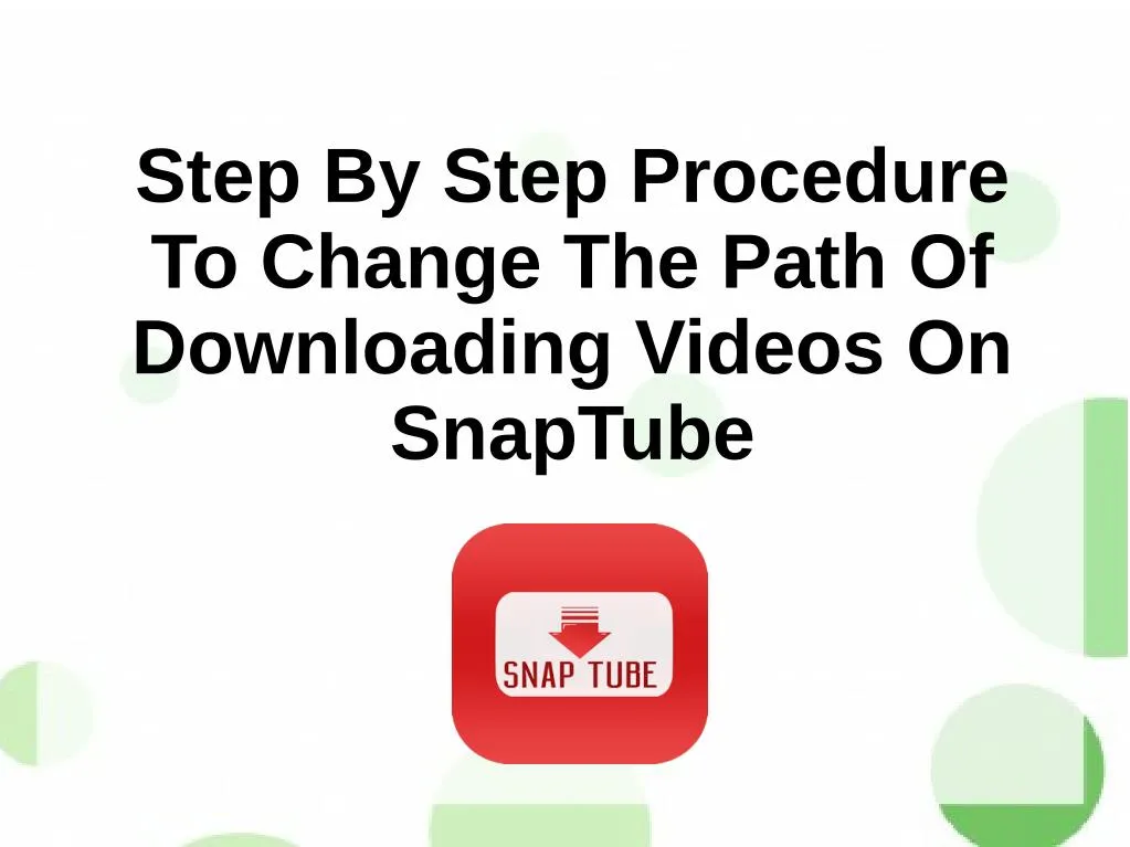 step by step procedure to change the path