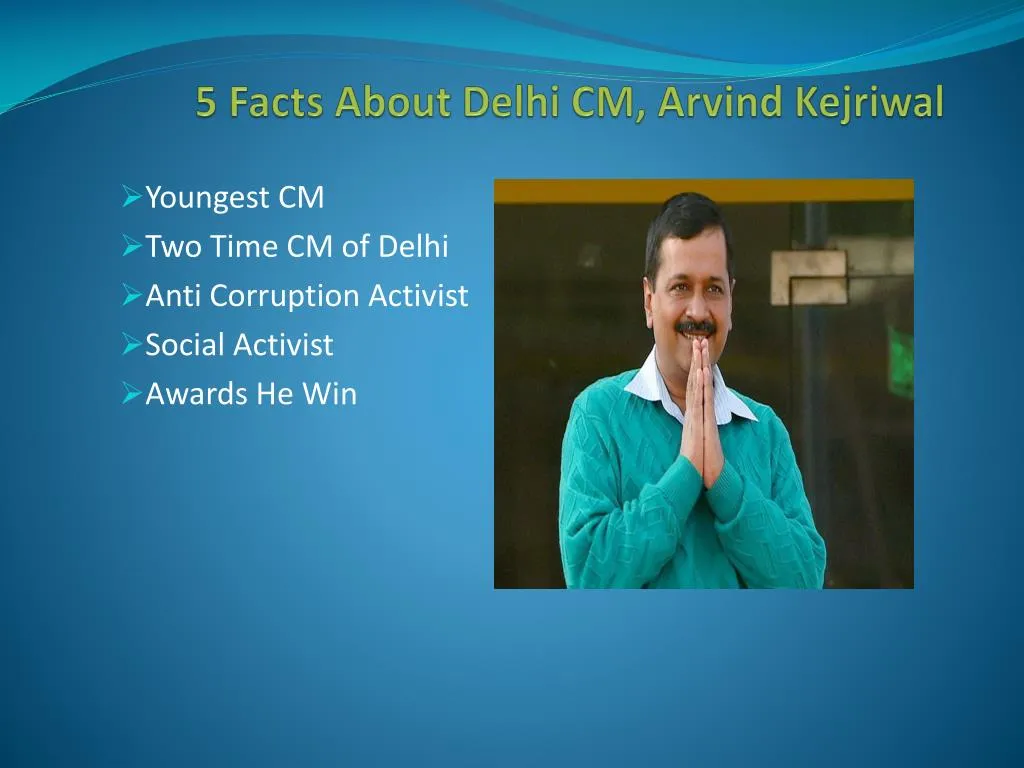 5 facts about delhi cm arvind kejriwal