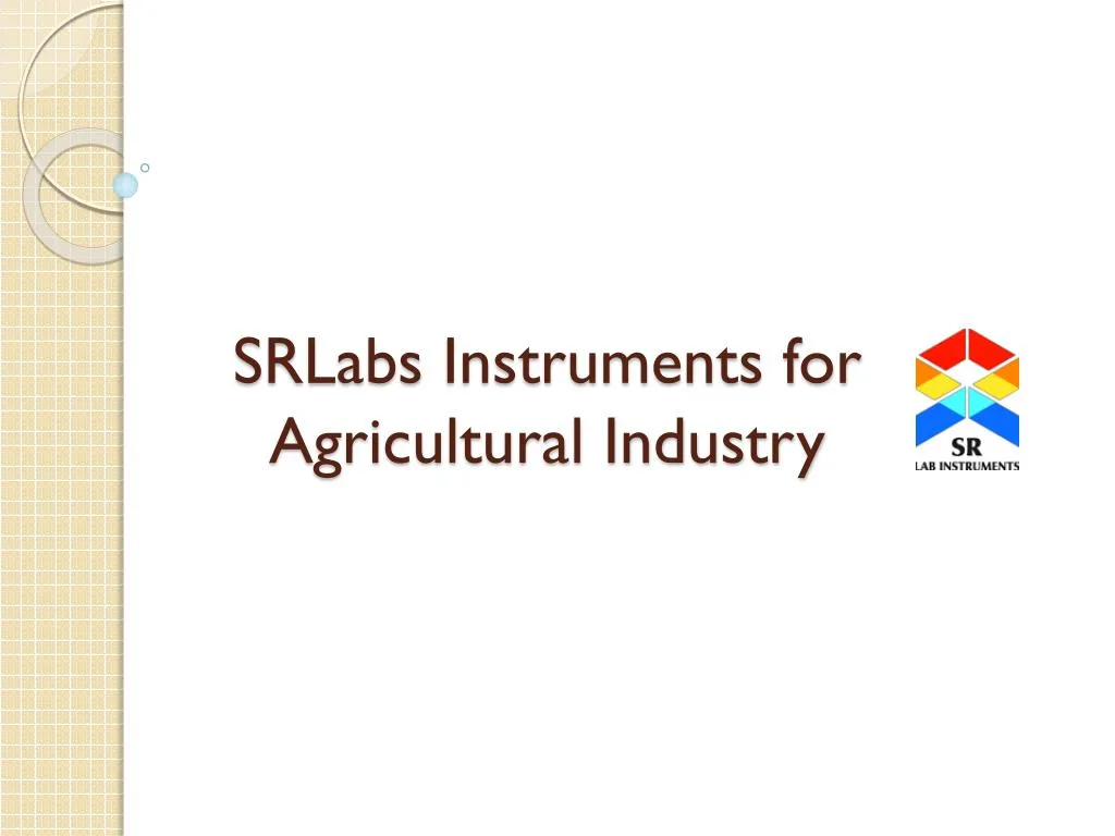 srlabs instruments for agricultural industry