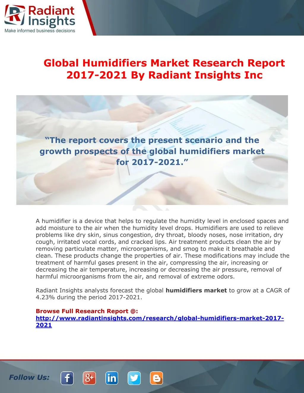global humidifiers market research report 2017