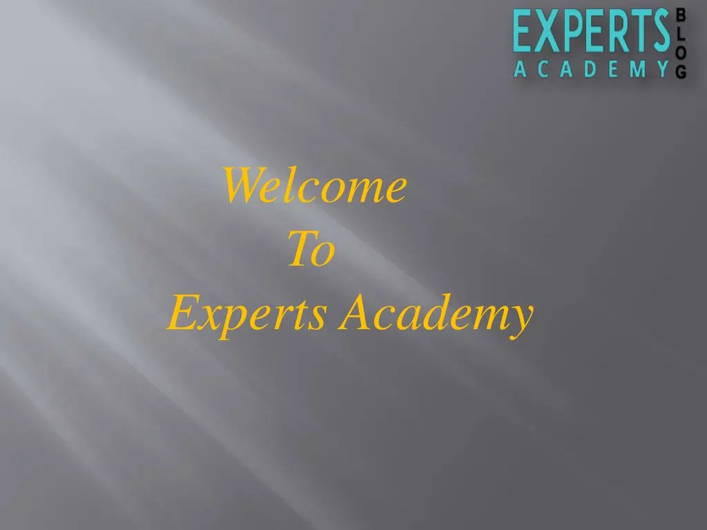 welcome to experts academy