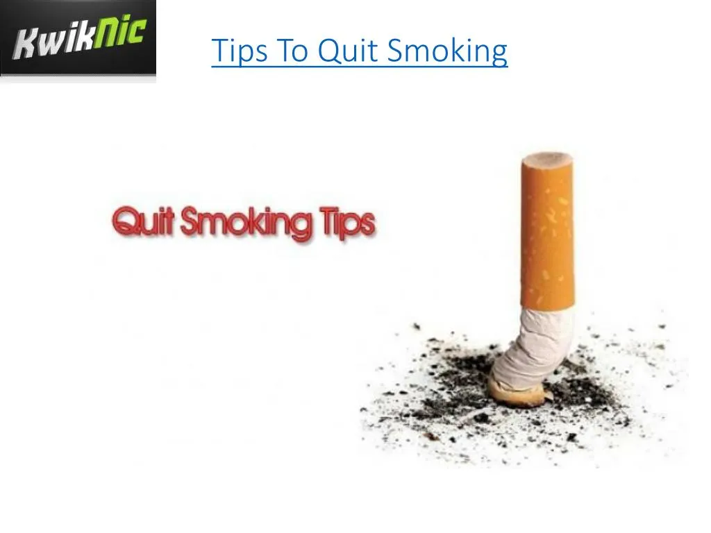 tips to quit smoking