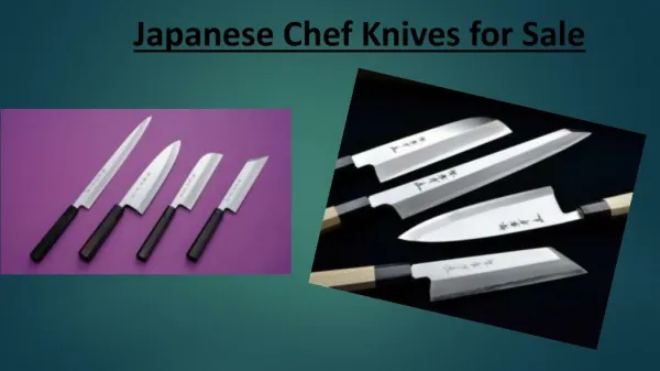 Japanese Chef Knives for Sale