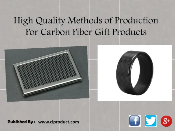 High Quality Methods of Production For Carbon Fiber Gift Products