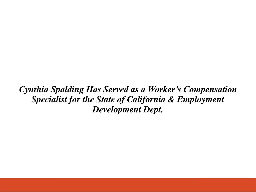 cynthia spalding has served as a worker