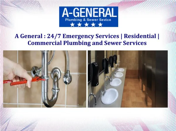 A-General Water and Sewer Cleaning Service NJ