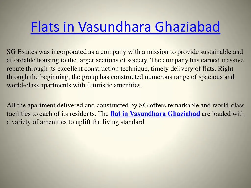 flats in vasundhara ghaziabad