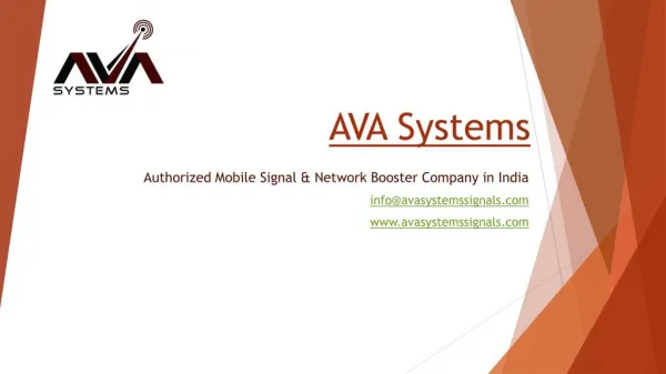 How Mobile Signal Booster Works in Home and Office - AVA Systems