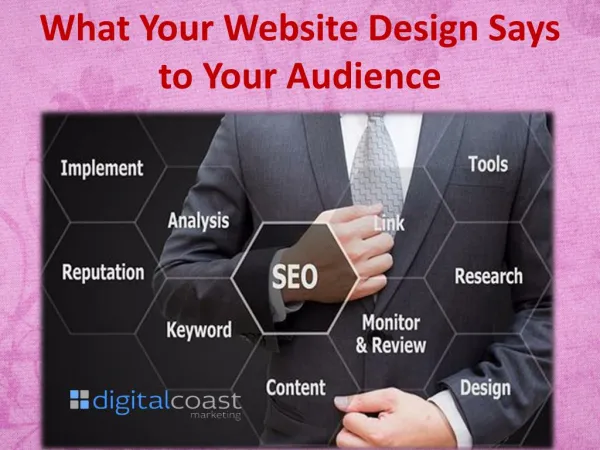 What Your Website Design Says to Your Audience