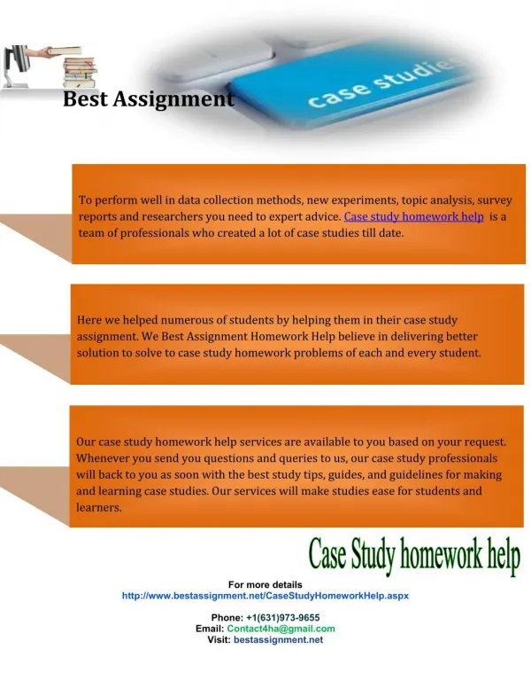 case study homework help