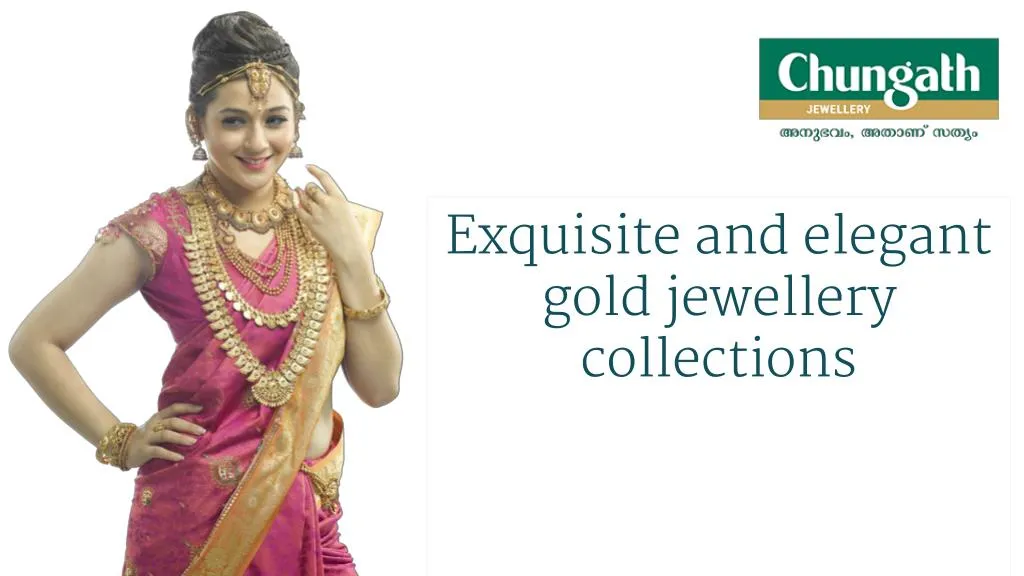 exquisite and elegant gold jewellery collections