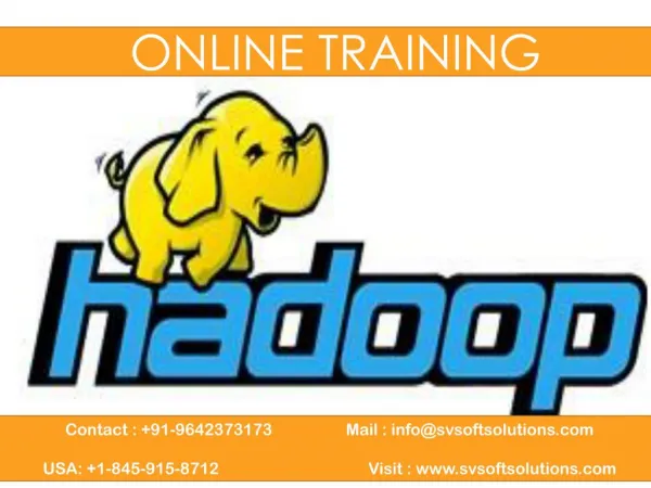 Best Hadoop Online Training in USA | UK| Canada | India by Experts