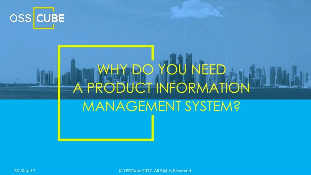 why do you need a product information management