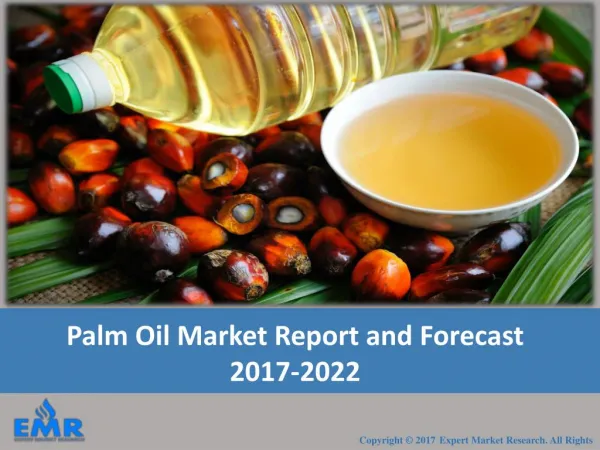 Palm Oil Market 2017-2022 | Industry Analysis, Size, Share, Industry Report and Outlook