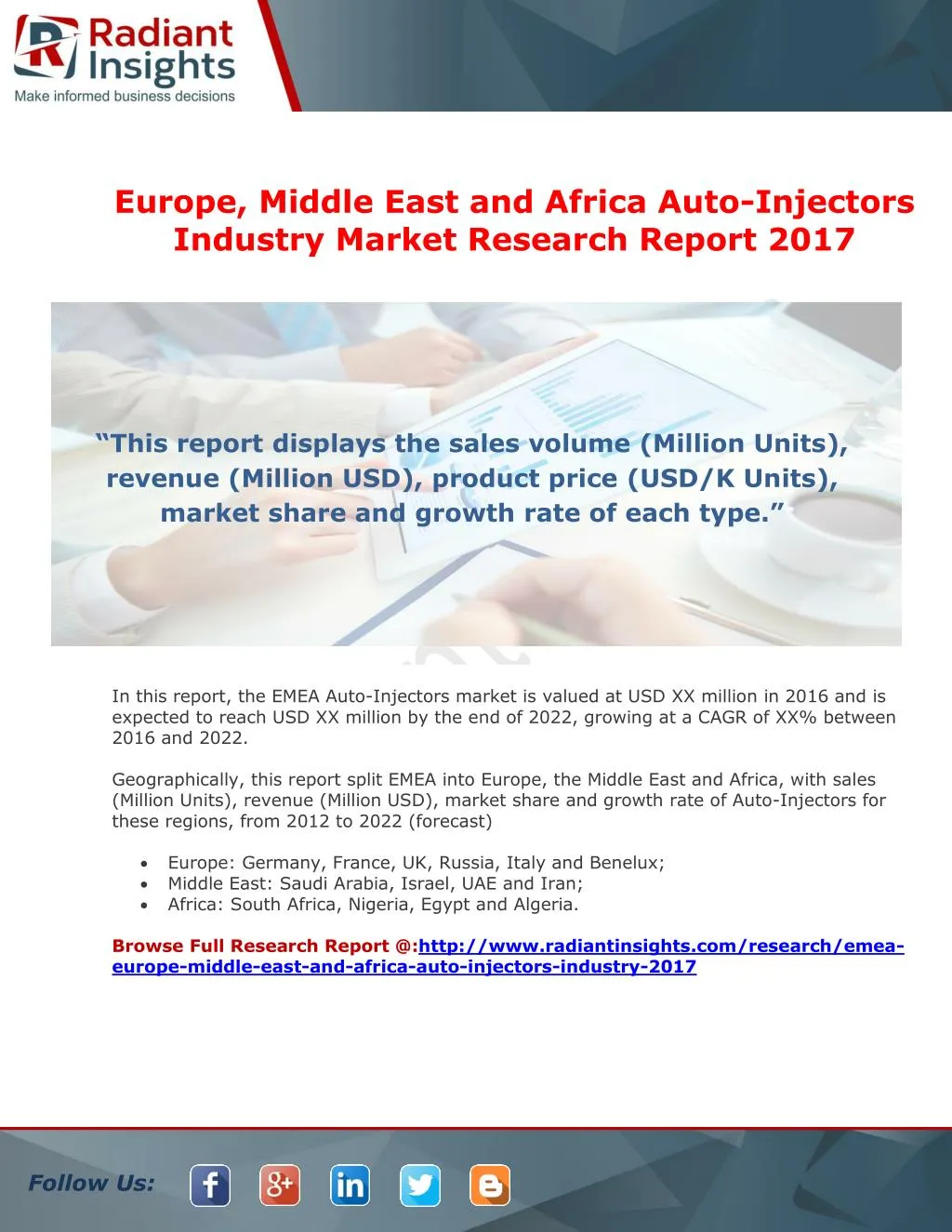 europe middle east and africa auto injectors