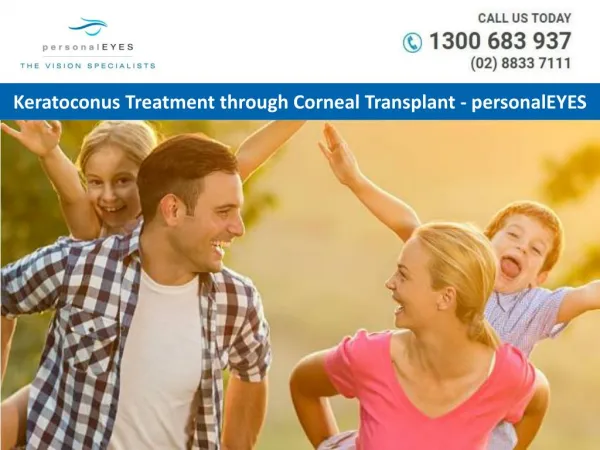 Keratoconus Treatment through Corneal Transplant – personalEYES