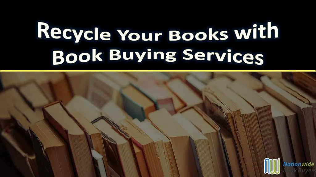 recycle your books with book buying services