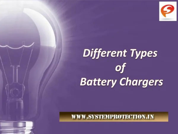 Different Types of Industrial Battery Chargers