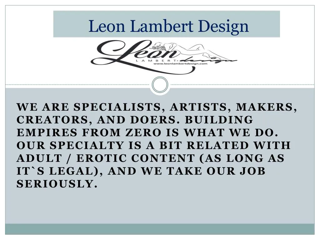 leon lambert design