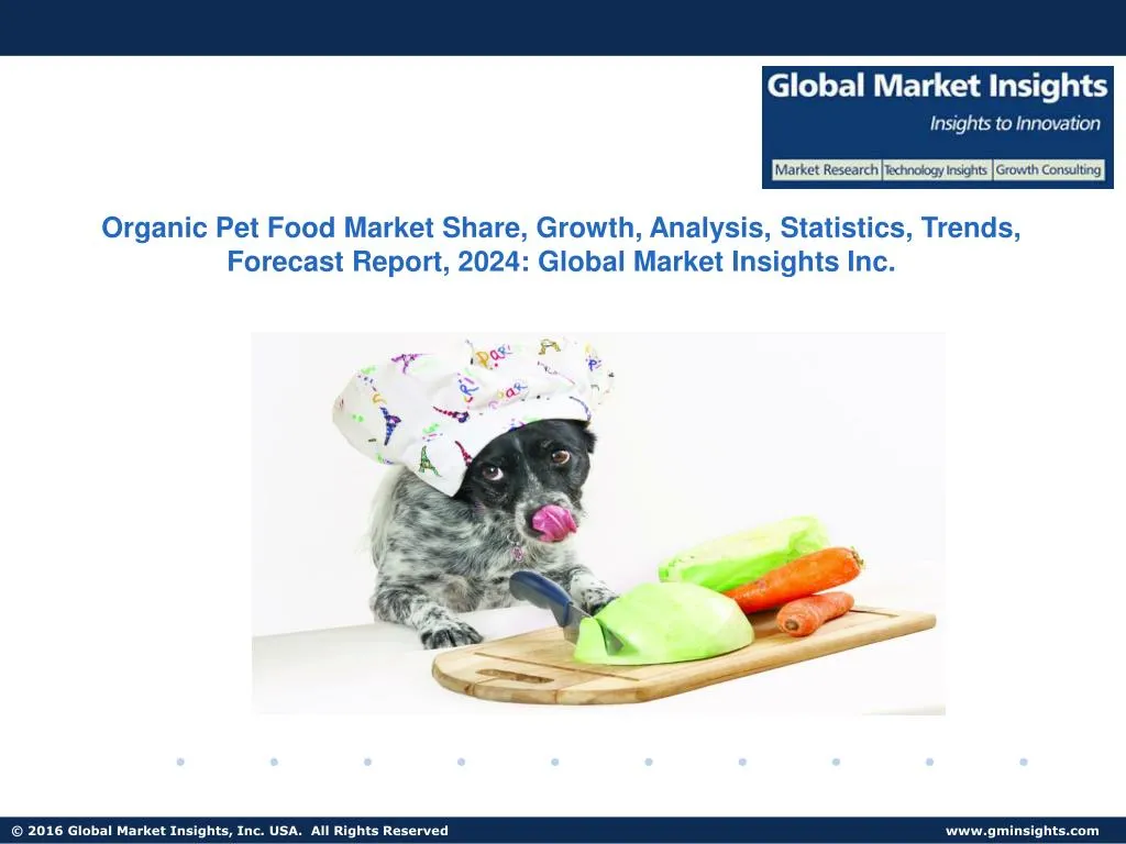 Organic pet food outlet market