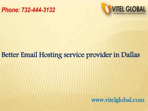Better Email Hosting service provider in Dallas