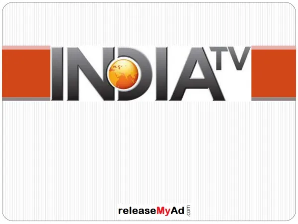 India TV Advertisement booking online.